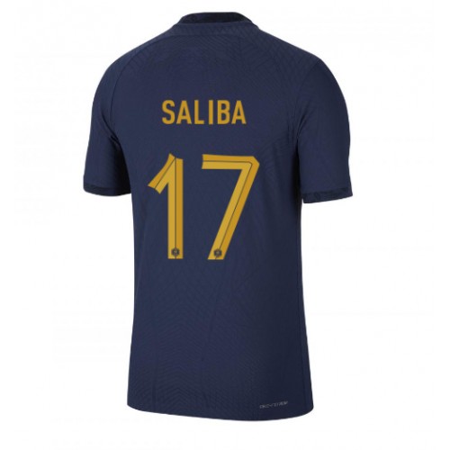 Frankrig William Saliba #17 Replika Hjemmebanetrøje VM 2022 Kortærmet